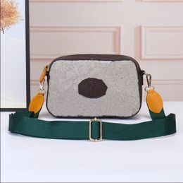 Crossbody Bag Vintage Messenger Bags HandBag Camera Style Purse G bag Luxury Beige Canvas Handbags Leather Clutch Fashion Cross Body Shoulder Bag