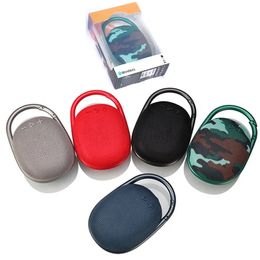 New CLIP4 Music Box 4 Generation Wireless Bluetooth Speaker Sports Hanging Buckle Insert Card Small Outdoor Speaker Epacket