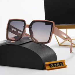 3387 Designer Sunglasses Men Women Eyeglasses Outdoor Shades PC Frame Fashion Classic Lady Sun glasses Mirrors for Woman With Original Cases Boxs