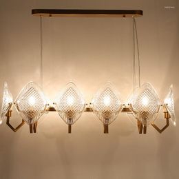 Pendant Lamps Nordic Deco Chambre Hanging Ceiling Crystal Living Room Restaurant Bedroom Luminaire Suspendu