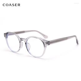 Sunglasses Frames Fashion Style Glasses Frame Women Acetate Leg TR90 Large Round Men Optical Prescription Eyeglasses Eyewear