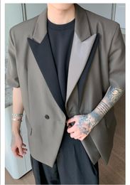 Men's Jackets E0641 Fashion Coats & 2023 Runway Luxury European Design Party Style Clothing