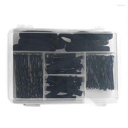 Hair Clips 40Pcs Barrette Pins 20Pcs Duckbill 10Pcs Elastic Band Makeup Black Invisible Styling Accessories