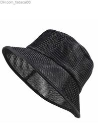 Stingy Brim Hats Stingy Brim Hats Full Mesh Oversize Panama Hat Cap Big Head Man Outdoor Fishing Sun Hat Lady Beach Plus Size Bucket Hat 58cm 60cm 62cm 230309 Z230630