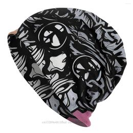 Berets Zombie Cool Bonnet Homme Outdoor Thin Hat Graffiti Style Art Skullies Beanies Caps For Men Women Creative Cotton Hats