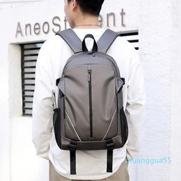 Backpack Men Reflective Rucksack Satchel Book Laptop Bags Travel Fashion Male Waterproof Nylon Knapsack Computer School Bag