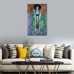 High Quality Gustav Klimt Oil Painting Reproduction Mrs Adele Bloch Bauer Handmade Canvas Art Female Modern Bedroom Decor