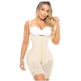 Women's Shapers Fajas Open Chest High Compression Sleeveless Bodysuit With Bone Hourglass Girdle Waist Trainer BuLifter Post-operative