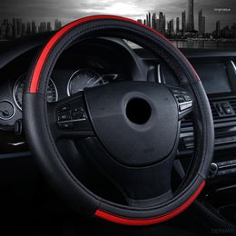 Steering Wheel Covers DERMAY Cover Sport Style Anti-slip For Lada Granta Vesta Priora 2 2114 2107 Car Styling Auto Accessories