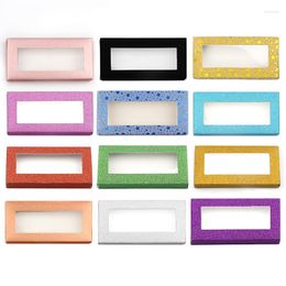 False Eyelashes 10 Pcs Eyelash Packaging Box Wholesale 12Colors Lashes Boxes Makeup Set Case Pack Lovely