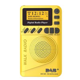 Radio Mimini Radio Dab Digital Radio Fm Digital Demodulator Builtin Speaker Portable Mp3 Player for Walking Running Fiess Leisure