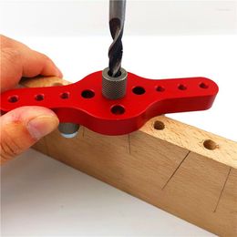 Professional Hand Tool Sets Vertical Pocket Hole Jig 6/8/10mm Woodworking Drilling Locator Wood Dowelling Self Centering Drill Guide Kit