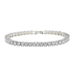 fashion designer sqaure cz paved tennis bracelet bangle for men hip hop jewelry iced out mens tennis chain bracelet for men jewelr218K