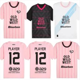 2023 2024 mens soccer jerseys segre damiani saric buttaro brunori home Away 3RD whie football shirts short sleeve uniforms pink 3RD top