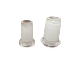 10pcs Mini Glass Adapter 10mm Female to 14mm Male Smoking Pipes 18mm Two Style Forsted Mouth Joint Smoke Water Bong Adapters