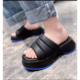 Slippers Women's Platform Summer Fashion Wedge Shaped Sandals Outdoor Soft Sole Anti Slip Casual Comfortable Shoes