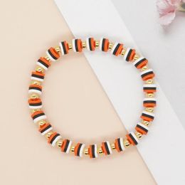 Strand Beaded Bracelet Lift Elastic Force Hand Knitting Polymer Clay Bohemia Adjustable Retro Tide Simple Rice Bead