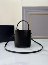 Evening Bags Classic Women's Bag Bucket Imported Plain Cowhide Material Sheepskin Lining To Create A Perfect Shape