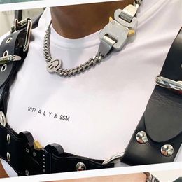 2020 1017 ALYX STUDIO LOGO Metal Chain necklace Bracelet belts Men Women Hip Hop Outdoor Street Accessories Festival Gift shi294q