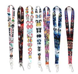 Horror Movie Lanyards For Keychain ID Card Pass Mobile Phone USB Badge Holder Hanging Rope Lariat Lanyards Halloween Gift