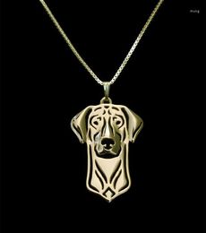 Pendant Necklaces DANGGAO Fashion Handmade Doberman(Natural Ears) Women Chain Choker Necklace Dog Jewellery Pet Lovers Gift Idea