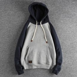 Men's Hoodies Heavyweight Hoodie With Fleece Lining For Comfortable Wear