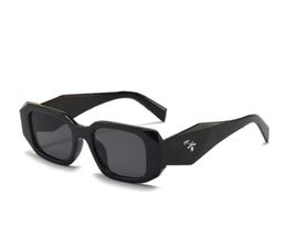 Designer Sunglasses Classic Eyeglasses Goggle Outdoor Beach Sun Glasses For Man Woman Mix 12 Colour Optional Triangular signature AA