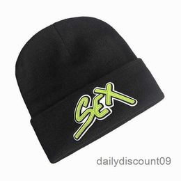 Winter New Product Ch Knitted Outdoor Warmth Cover Woollen Men's Fashion Trend Embroidery Sex Cold Hat Gbz8nwe2