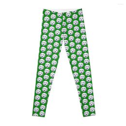 Active Pants Goldendoodle Face In Navy And Green! Labradoodle - Doodle Leggings Gym