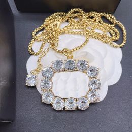 Diamant-vergoldete Halskette für Damen, modische Charm-Halskette, Kette, Jewelry284i