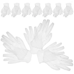 Disposable Gloves 10 Pairs Practical Banquet Thickened Jewelry Hand Breathable Protection Industrial