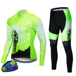 Cycling Jersey Sets Pro Team Racing Sportswear Bicycle Suits Uniform Long Sleeve Bike Jerseys With Pants For Men Latest Autumn Winter 230928