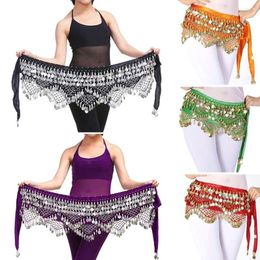 Stage Wear For Thailand/India/Arab Sequins Show Costumes Waist Chain Belly Dance Belt Hip Scarf Dancer Skirt