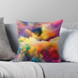 Pillow Pastel Colour Splashand Abstract Art Throw S For Decorative Sofa Sitting Cover Children