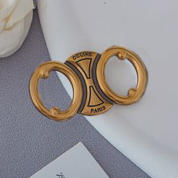 Luxury Brooches Designer Men Womens Brooch Pins Brand Vintage Gold Letter Brooch Pin Suit Dress Pins Designer Jewellery Accessories 20 Style