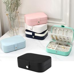Jewellery Pouches Ly Organiser Display Travel Jewellery Case Boxes For Portable Box PU Storage Earring Holder