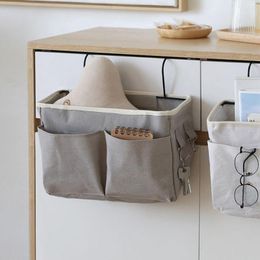 Storage Boxes Bedside Bag Space-saving Solutions Durable Hanging Bags For Home Dorm Bedroom Organization