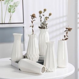 Vases Style Dry Flower Arrangement Simple Hydroponics Ceramic Home Decoration Pot Storage Bottle Vase Desktop Ornaments