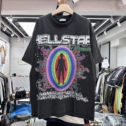 Men's T Shirts Summer Men Women Casual Colourful Printing Tee Tops Shirt High Quality Anime Clothes Graphic HipHop Street Apparel T-shirt Y2K