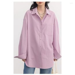 Women's Blouses Korean Clothes Long-sleeved Shirt Loose Tops Fashion Casual Blouse Office Ladies Jacket 2023 Spring And Autumn