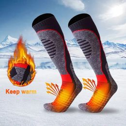 Sports Socks Ski Socks Winter Thermal Thicken Long Ski Sock Outdoor Sports Keep Warm Cycling Running Hiking Skiing Socks For Man 230928