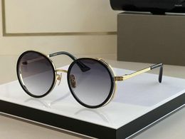 Sunglasses 2023 Unique Fashion Comfortable Round For Men And Women High-end Retro Steampunk Elegant