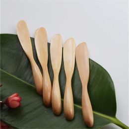 Knives 1pc Wooden Butter Knife Cheese Spreader Handcraft Natural Materials Kitchen Tool