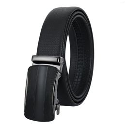 Belts Men's Belt Leather Alloy Automatic Buckle Business Simple Fashion Hundred Towers