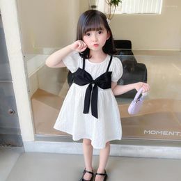 Girl Dresses Girls Summer Dress Big Bow Toddler Children Casual Style Clothes For