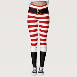 Women's Leggings Women Gothic Punk Christmas Printed Push Up Halloween Pants Jogger Sexy Trousers Stretch Year Imitation