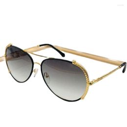 Sunglasses Women's Fashion Alloy Frame Toad Mirror Designer Brand Glasses Universal Sun Visor For Men And Women