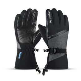 Five Fingers Gloves Waterproof Snowboard Snow Warm Autumn And Winter Outdoor Sports Cycling Thick Cold Insulation Touch Screen Ski 230928