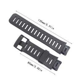 1set Soft Rubber Watch Band Metal Buckle Wrist Strap for Suunto X-lander Smart Watch Accessories Kit H0915260C