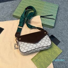 Fashion Day Packs Horizontal Envelope Bag Men's Crossbody Bag Letter Printed Women's Shoulder Bag